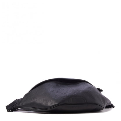 Louis Vuitton Calfskin Monogram Shadow Discovery Bumbag Black 4 of 8