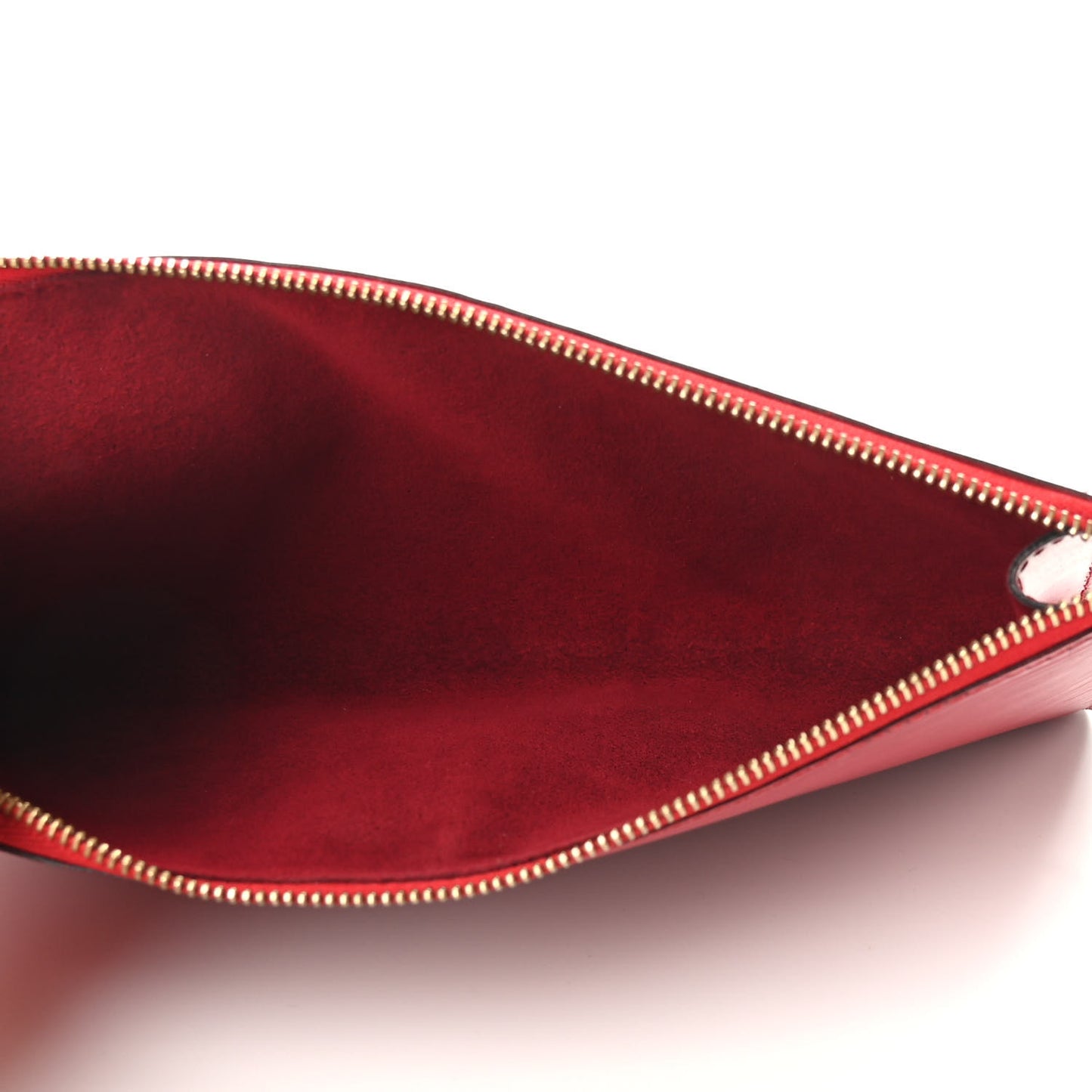 Epi Pochette Accessories 24 Castillan Red