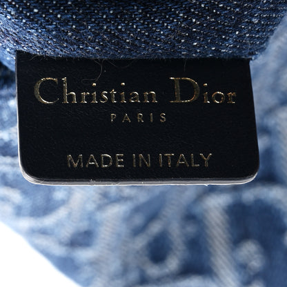 Christian Dior DIOR Denim Jacquard Oblique Large Toujours Blue 7 of 11