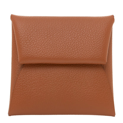 Hermes Evercolor Bastia Verso Coin Purse Gold Beige De Weimar 1 of 10