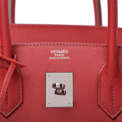 Hermes Epsom Birkin 35 Rouge Garance 8 of 14