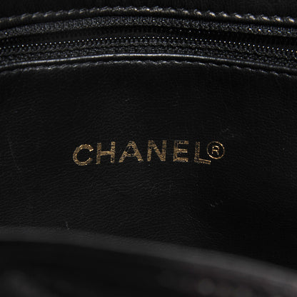 Chanel Lambskin Quilted Shopper Tote Black 5 of 8
