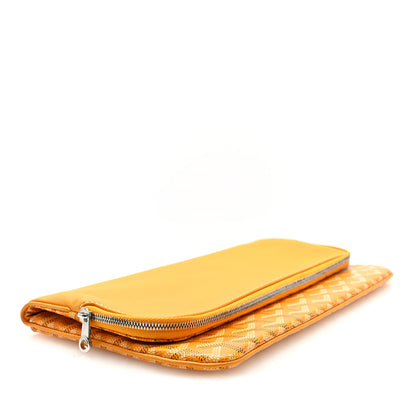 Goyard Goyardine Sainte Marie Soft Clutch Yellow 4 of 7