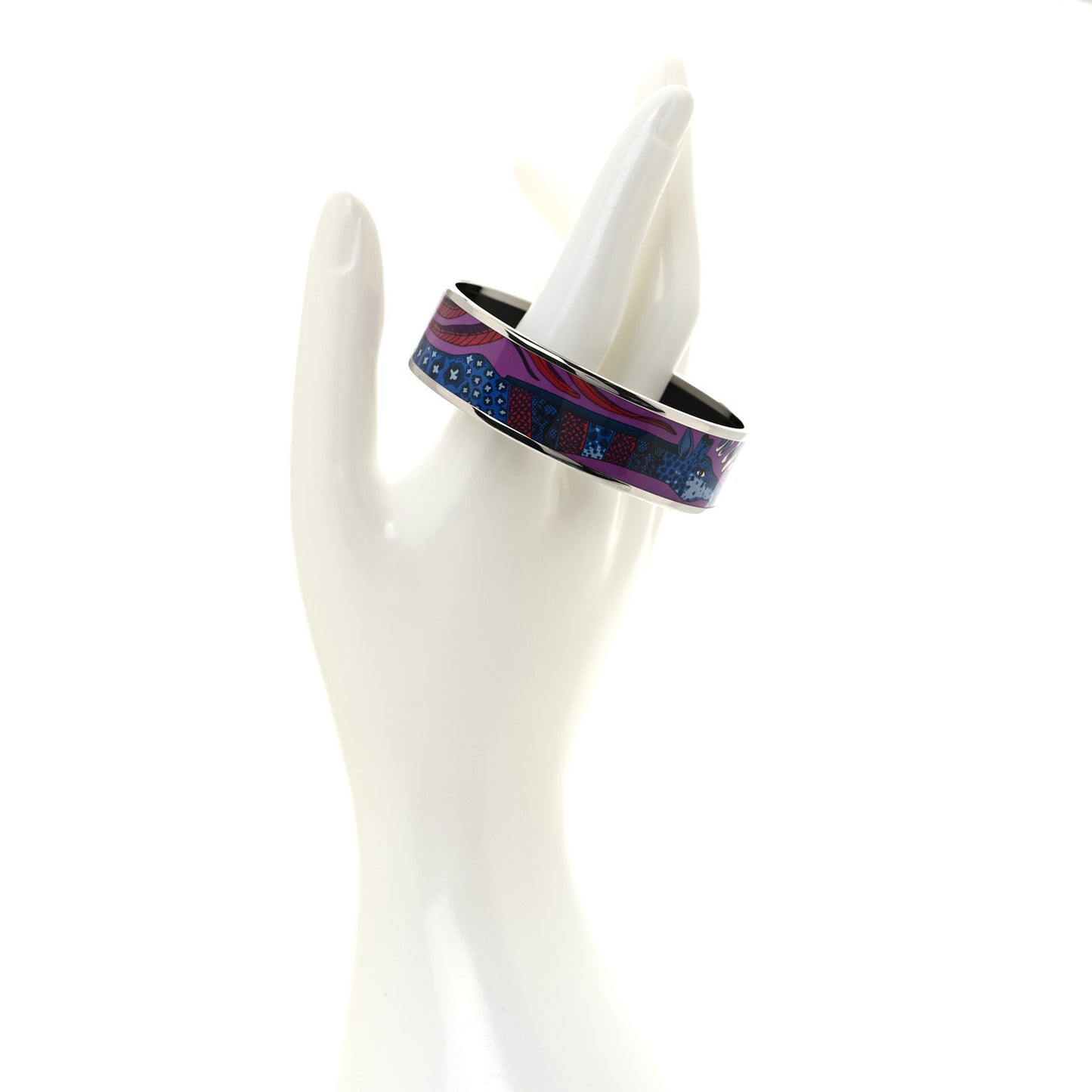 Enamel Printed Wide Le Marche de Savana Bracelet 65