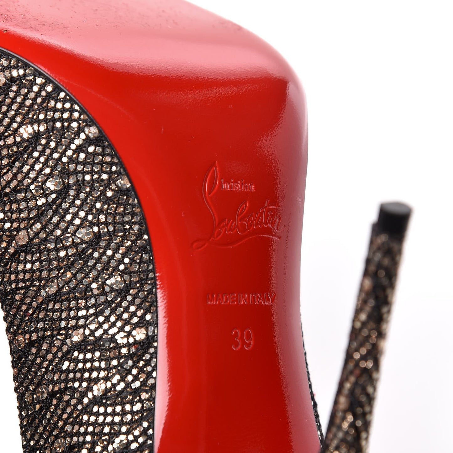 Glitter Palace Drama 100 Pumps 39 Platine White