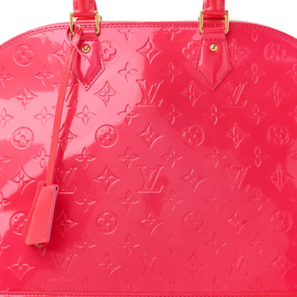 Louis Vuitton Vernis Alma GM Rose Pop 8 of 11