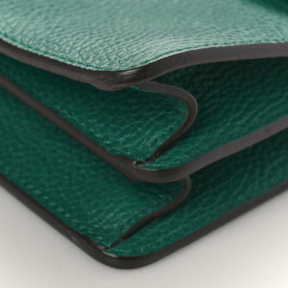Gucci Pebbled Calfskin Small Dionysus Shoulder Bag Emerald 9 of 10