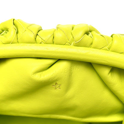 Bottega Veneta Nappa Maxi Intrecciato Teen Pouch Acid Kiwi 6 of 10