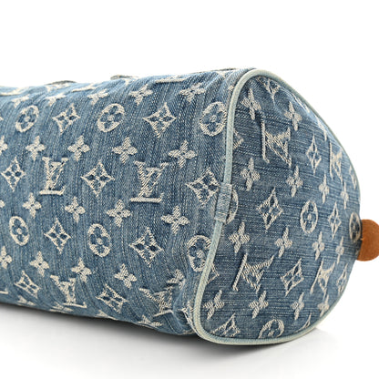 Louis Vuitton Monogram Denim Neo Speedy Blue 10 of 19
