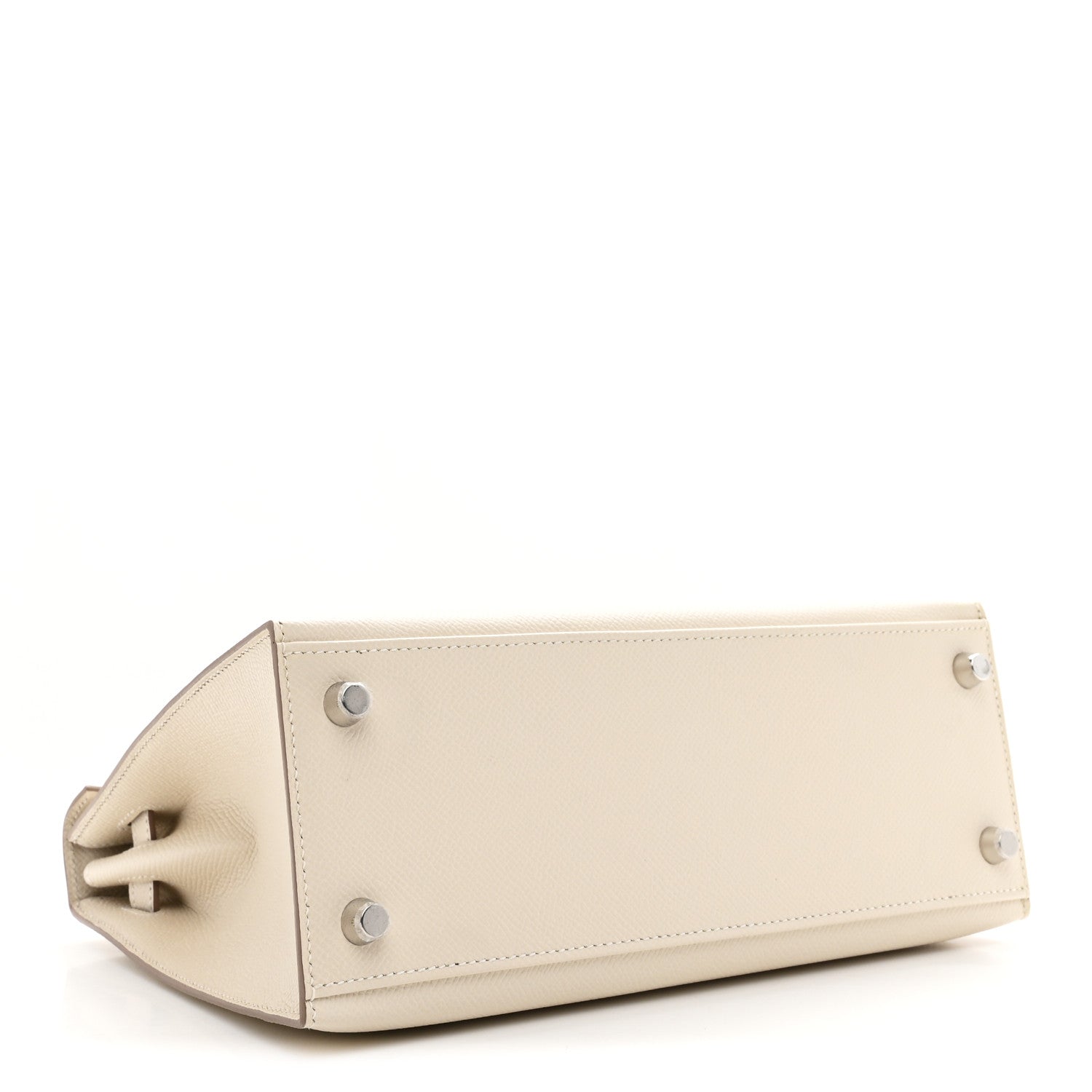 Hermes Epsom Kelly Sellier 25 Craie 4 of 11