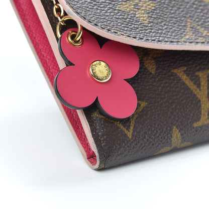 Louis Vuitton Monogram Bloom Flower Emilie Wallet 8 of 12