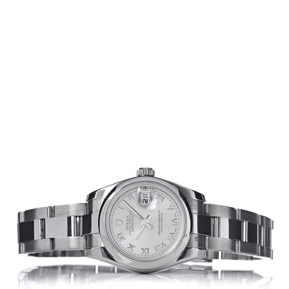 Rolex Stainless Steel 26mm Oyster Perpetual Datejust Watch Silver Roman 179160 3 of 7