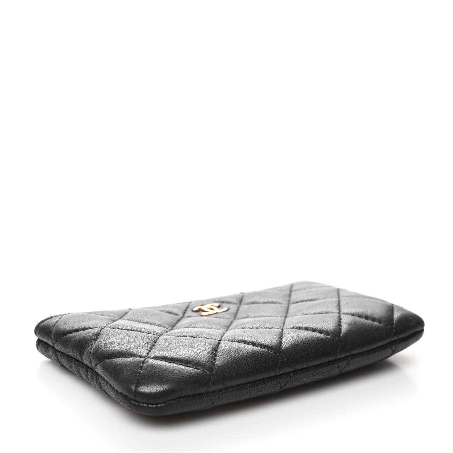 Chanel Lambskin Quilted Small Cosmetic Case Black 4 of 11