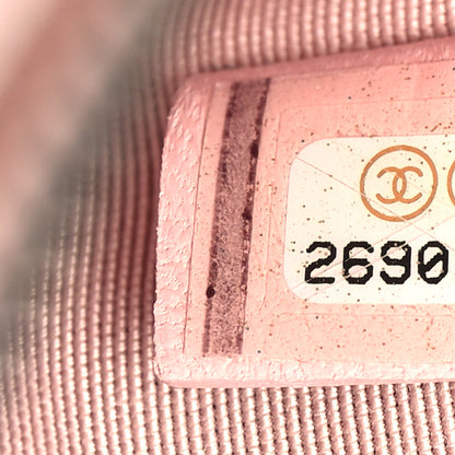 Chanel Canvas La Pausa Cosmetic Case Light Pink 7 of 10