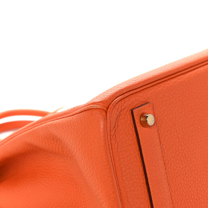 Hermes Togo Birkin 40 Orange 8 of 13