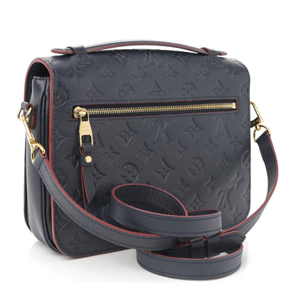 Louis Vuitton Empreinte Pochette Metis Marine Rouge 3 of 12