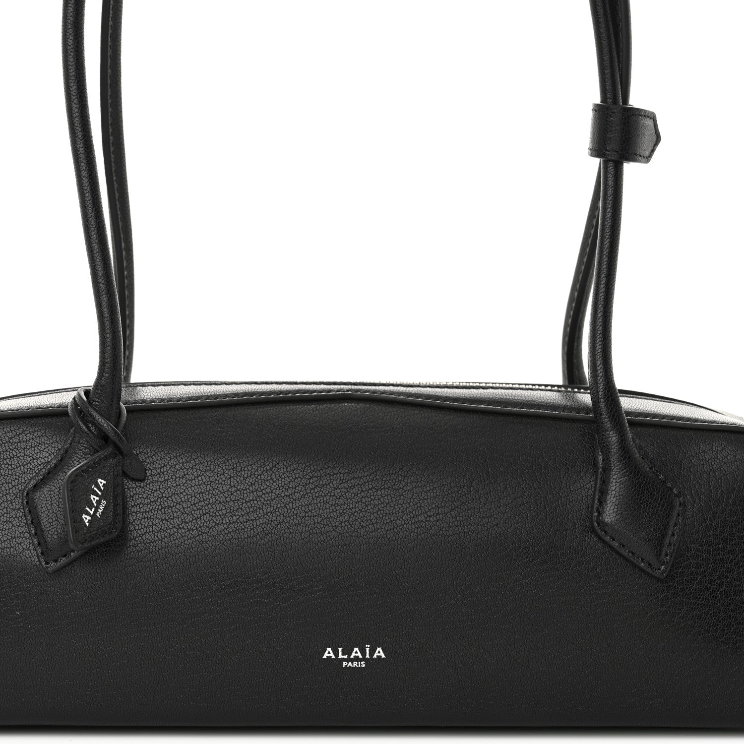 Alaia Shiny Goatskin Medium Le Teckel Bag Black 8 of 11