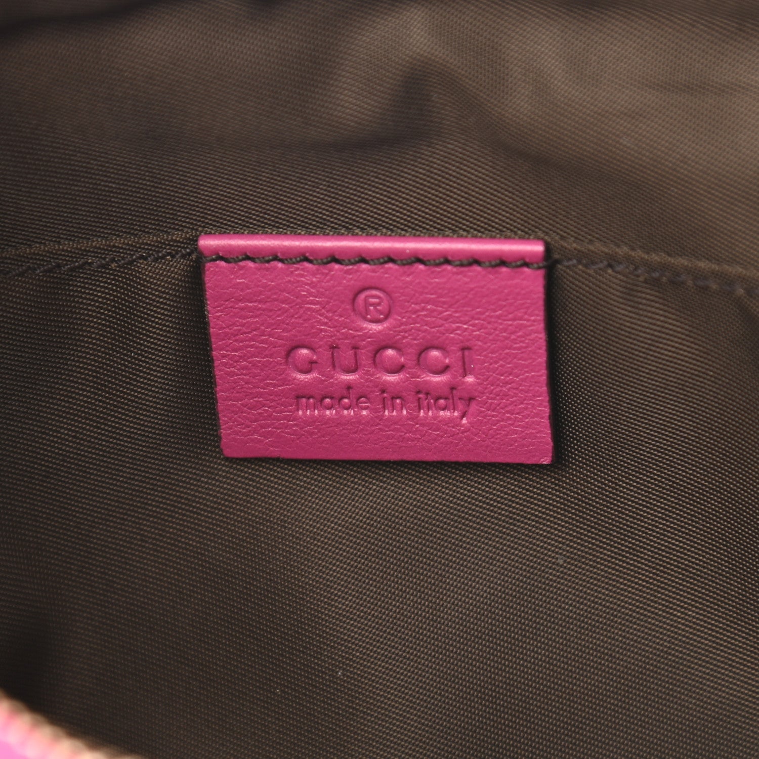 Gucci Soft Patent Soho Cosmetic Case Bright Bougainvillea 6 of 11