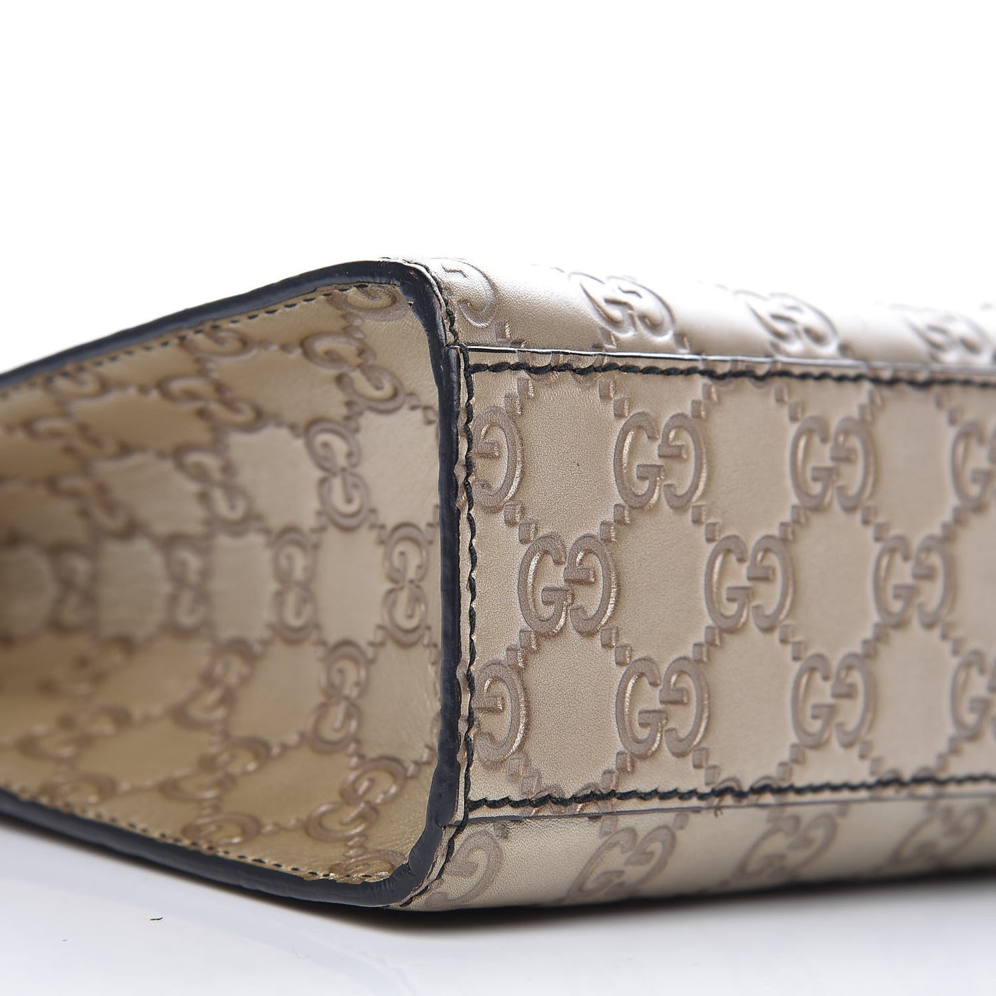 GG Shine Guccissima Medium Emily Chain Shoulder Bag Gold
