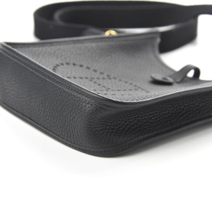 Hermes Taurillon Clemence Evelyne TPM Black 7 of 9
