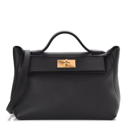 Hermes Taurillon Maurice Swift 24/24 29 Black 1 of 10