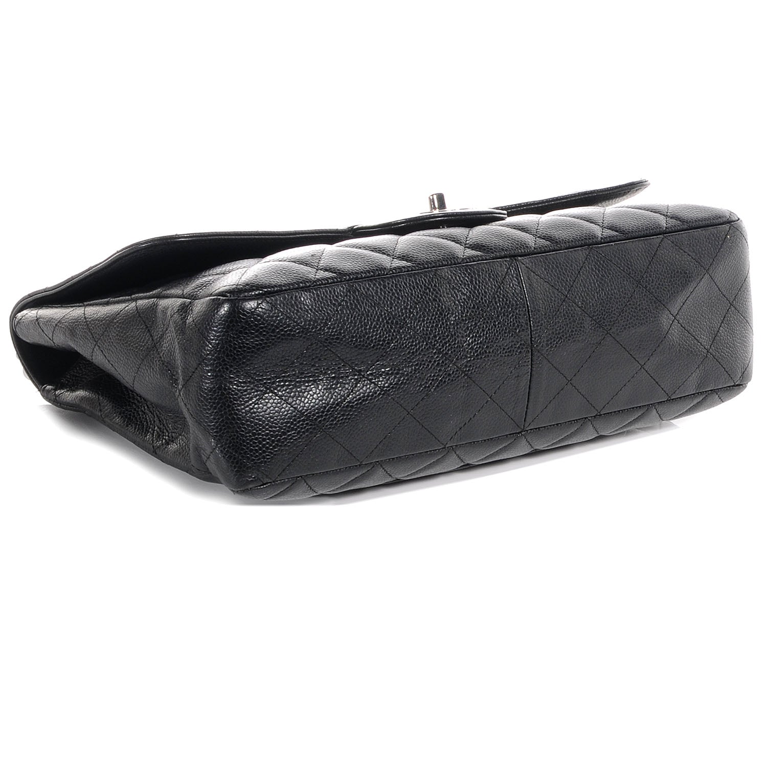Chanel Caviar Jumbo Single Flap Black 4 of 7