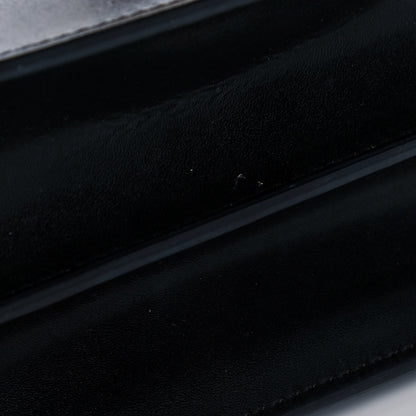 Fendi Vitello Liberty FF 1974 Embossed Small Kan I Shoulder Bag Black 12 of 12