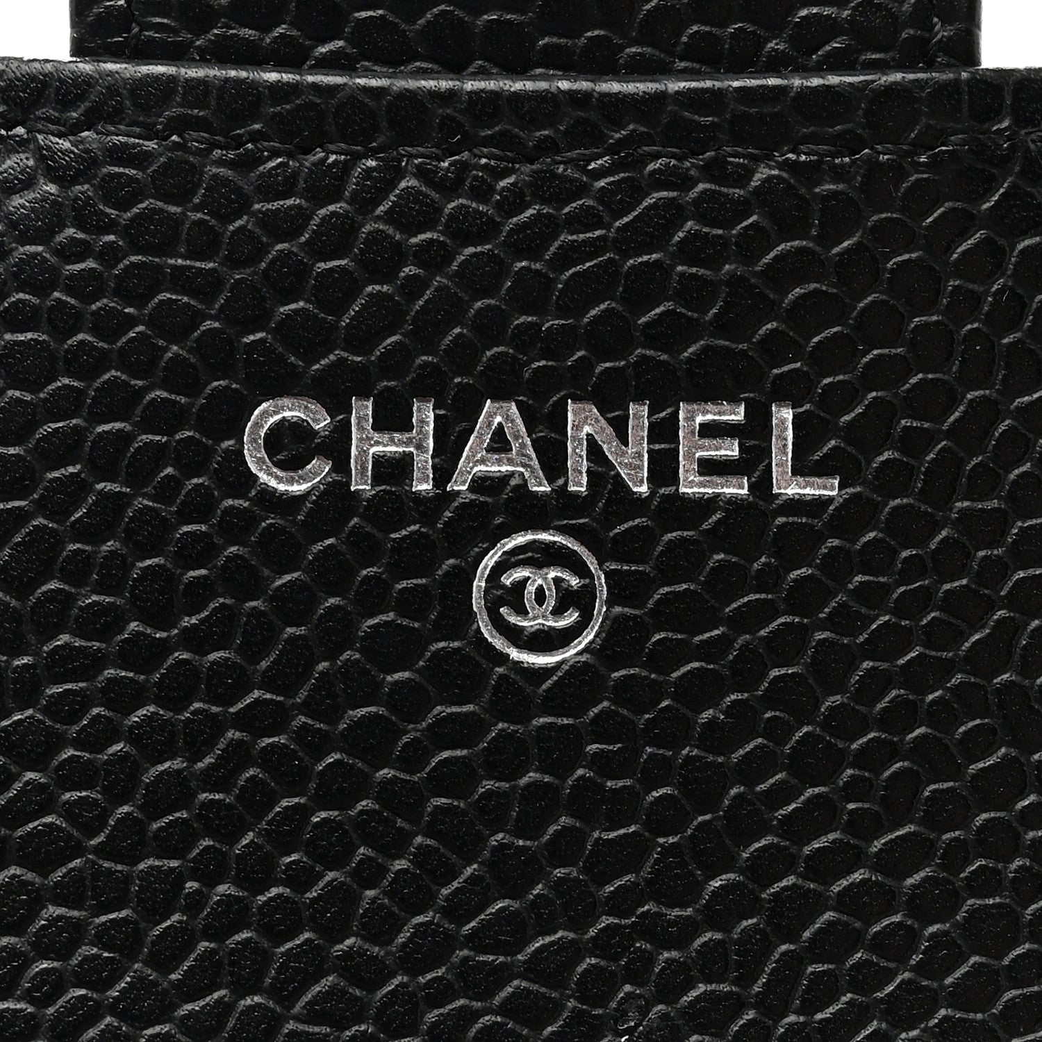 Chanel Caviar Quilted Compact Flap Wallet Black 6 of 10