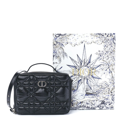Christian Dior Calfskin Macrocannage Caro Box Bag Black 11 of 11