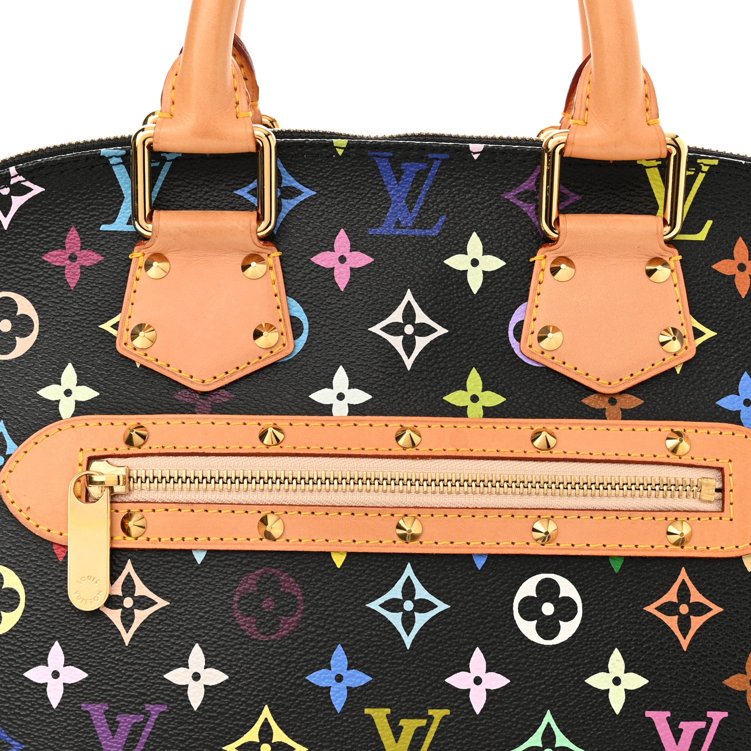 Louis Vuitton Monogram Multicolor Alma Black 7 of 13