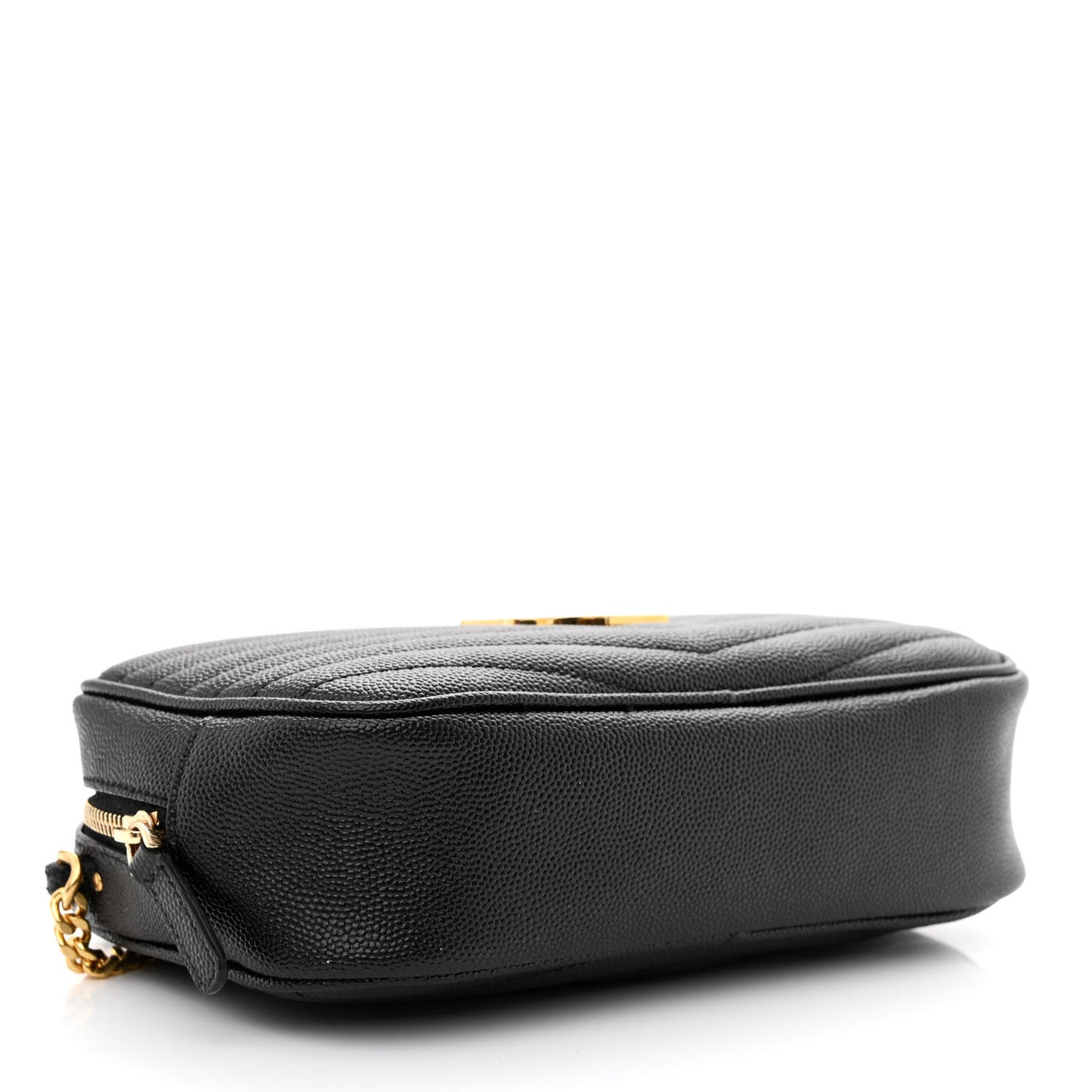 Grain De Poudre Matelasse Monogram Mini Lou Camera Bag Black