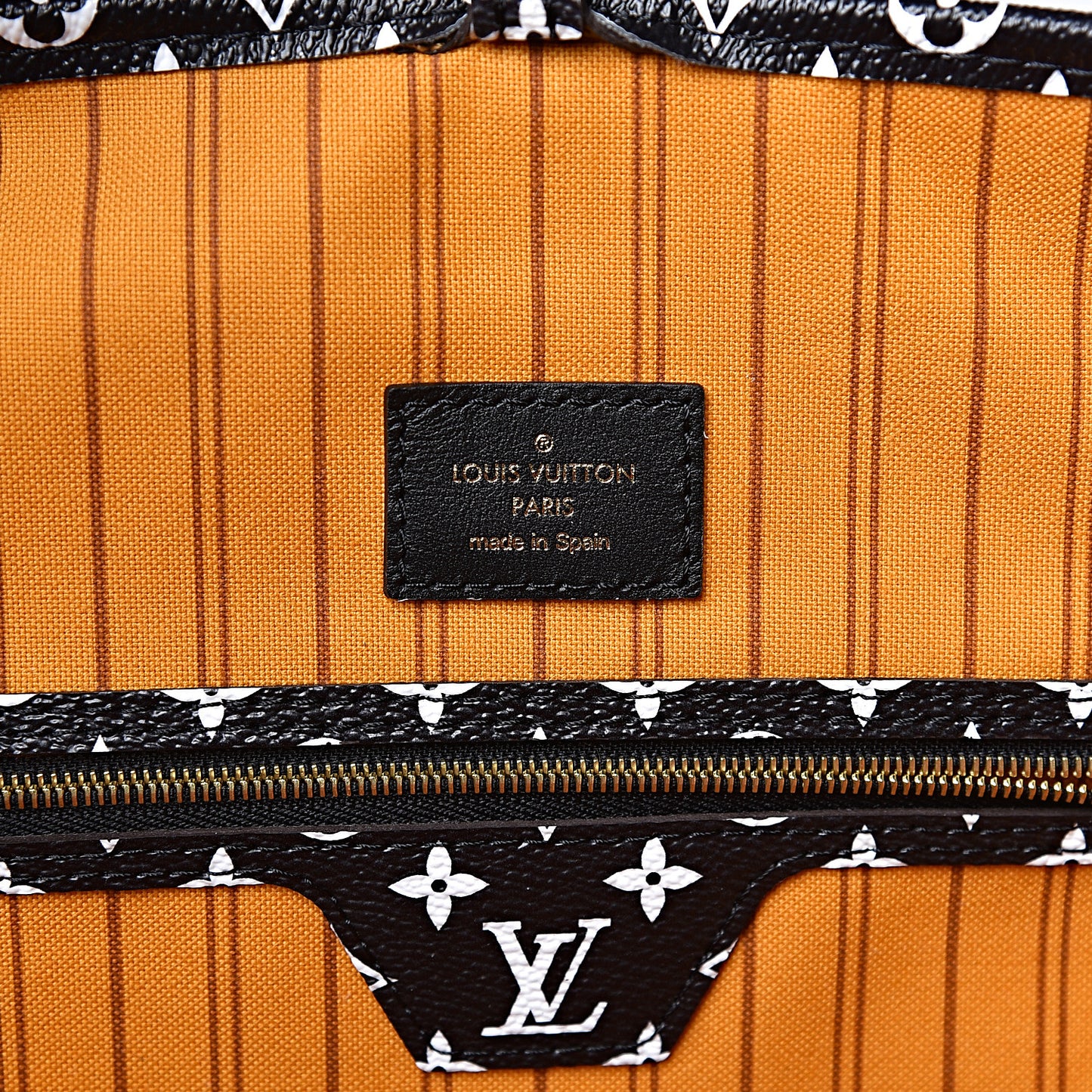 Monogram Giant Jungle Neverfull MM Black
