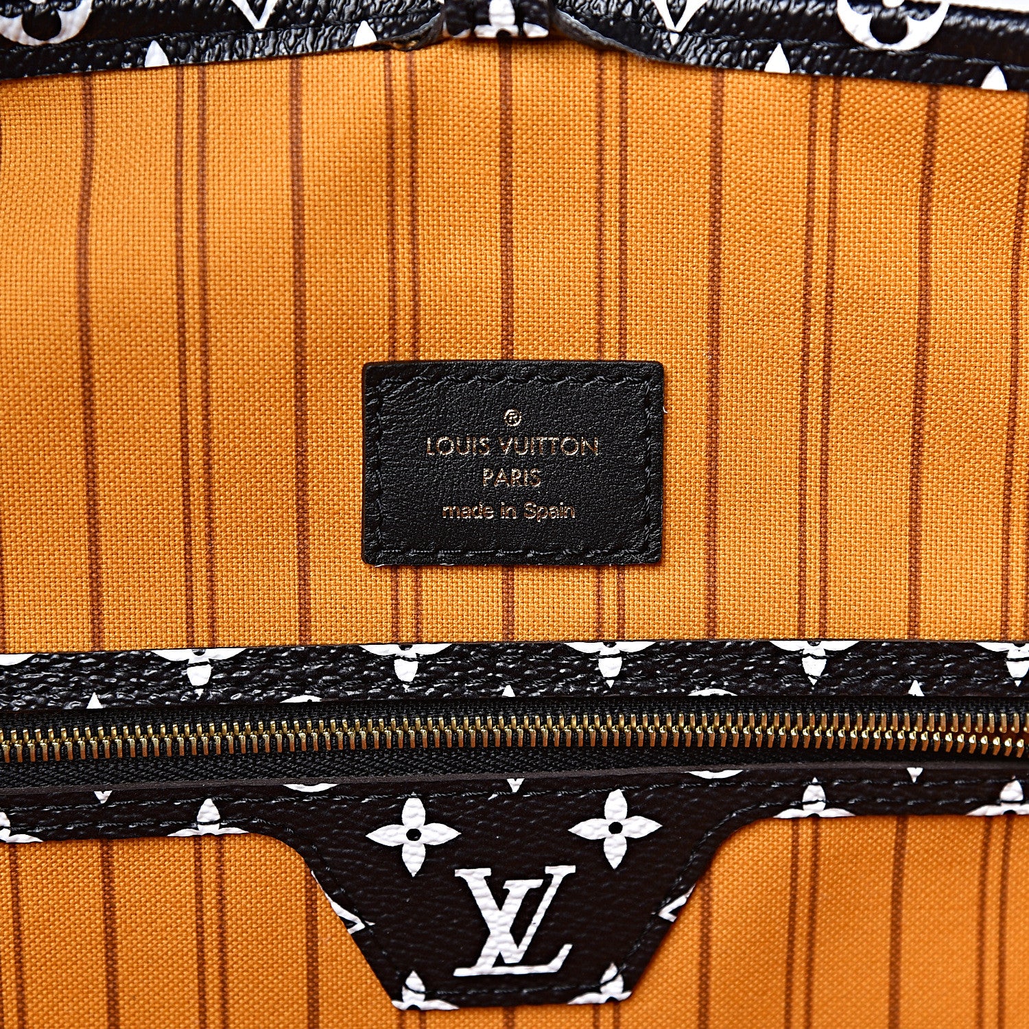 Louis Vuitton Monogram Giant Jungle Neverfull MM Black 7 of 11