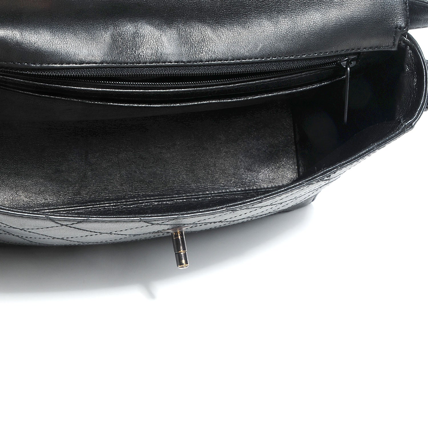 Chanel Lambskin Medium Flap Bag Black 7 of 7