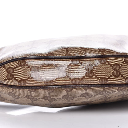Gucci Crystal Monogram Duchessa Mini Hobo Brown 8 of 9