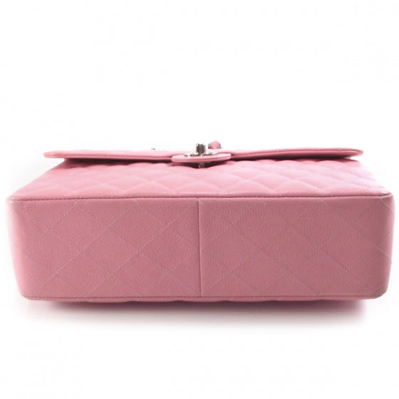 Chanel Caviar Jumbo Classic Flap Pink 4 of 12