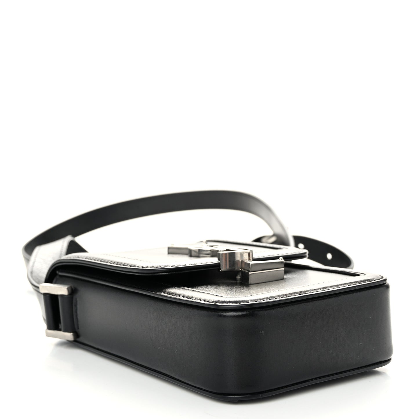 Smooth Calfskin Mini Solferino Satchel Black