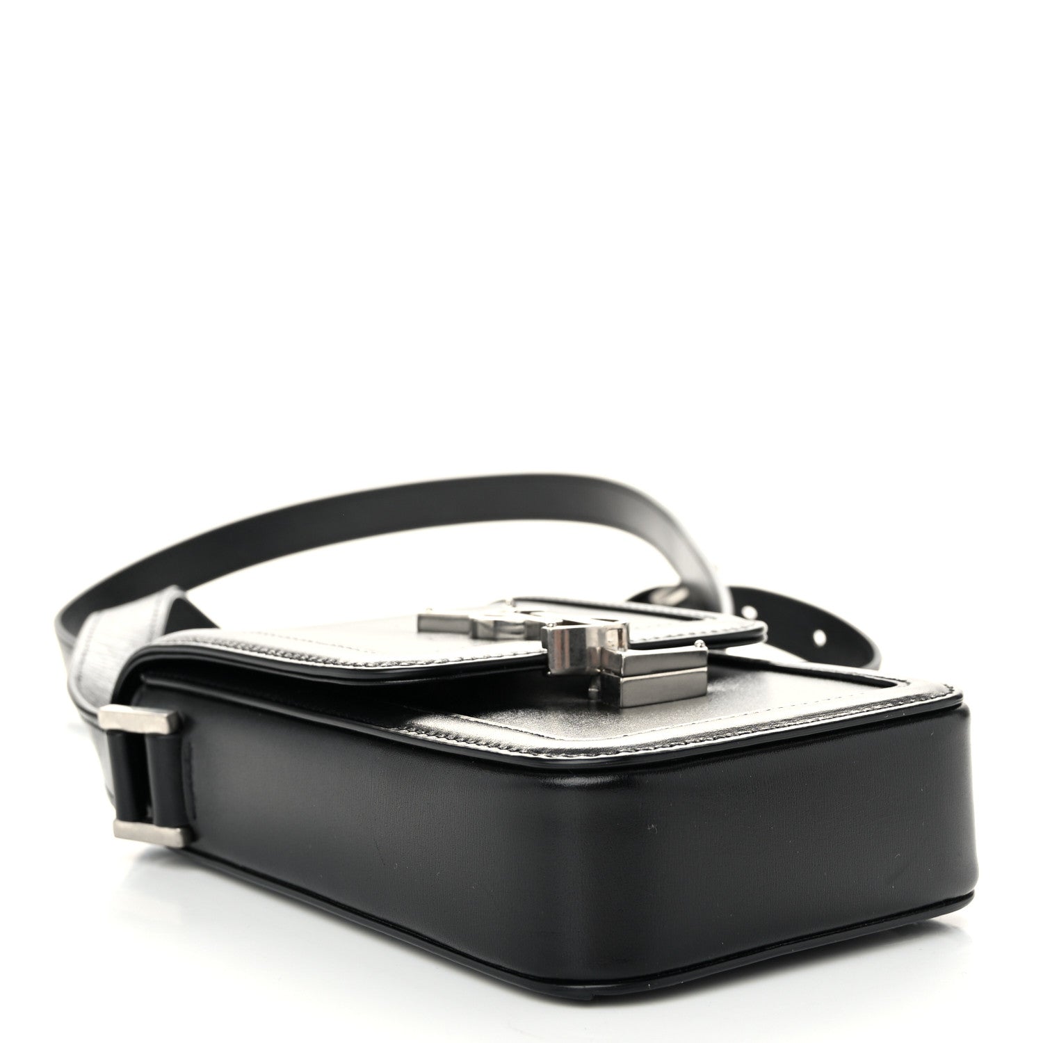 Saint Laurent Smooth Calfskin Mini Solferino Satchel Black 4 of 10
