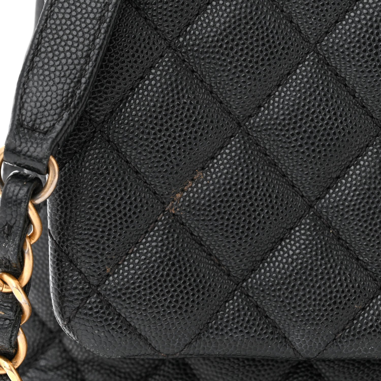 Chanel Caviar Elaphe Quilted Small Coco Handle Flap Black 13 of 13