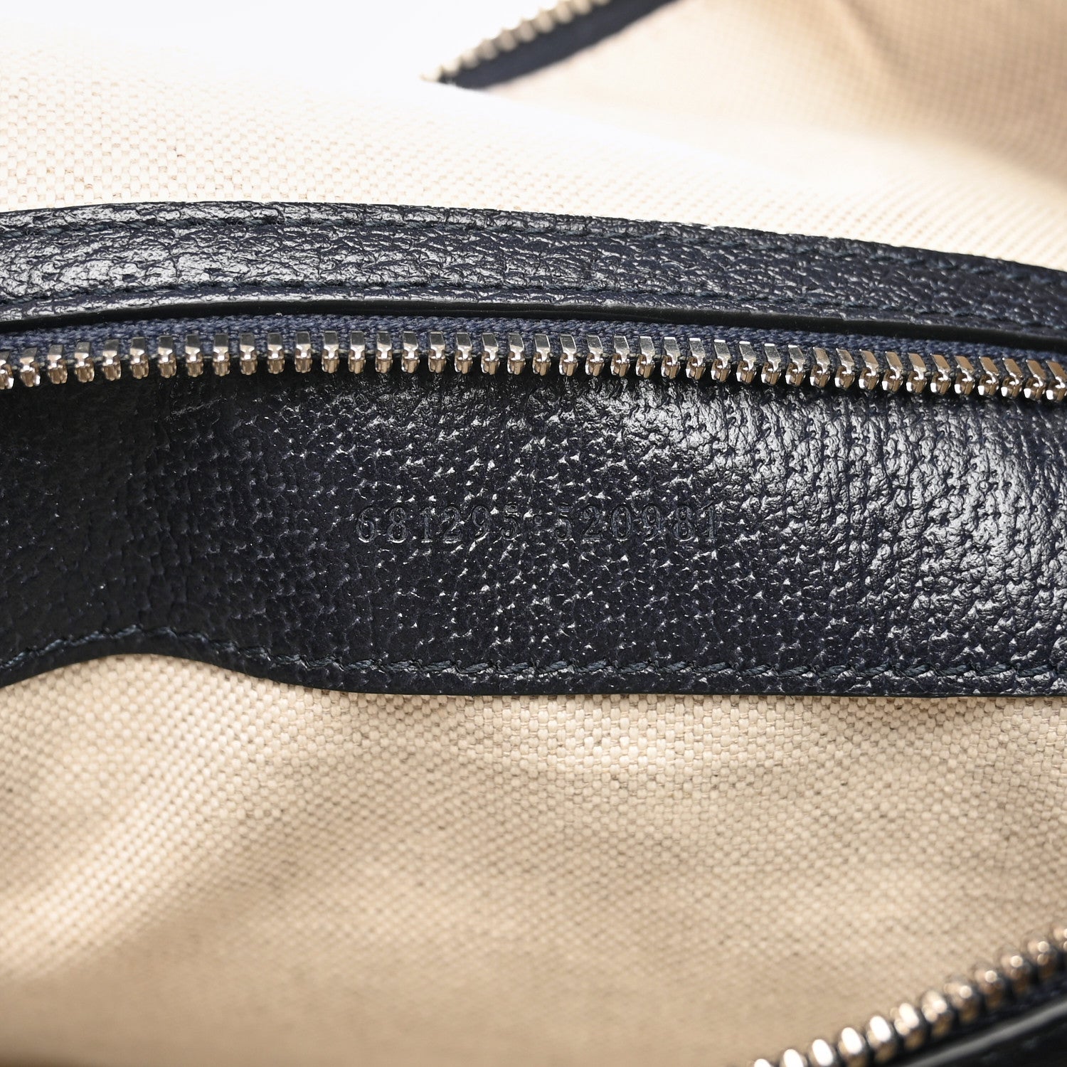 Gucci GG Supreme Monogram Textured Dollar Calfskin Web Medium Ophidia Duffle Bag Beige Blue 6 of 12