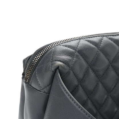 Chanel Calfskin Quilted Waist Bag Dark Grey 11 of 15