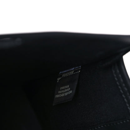 Fendi Glazed Fabric Vitello Century FF 1974 Stamp Patch Mini Peekaboo Defender Cover Mogano Panna Black 7 of 14