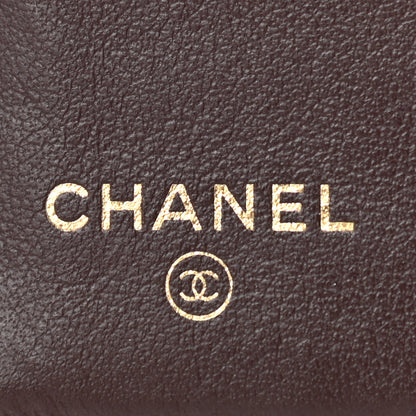 Chanel Caviar Quilted Yen Wallet Black 6 of 11