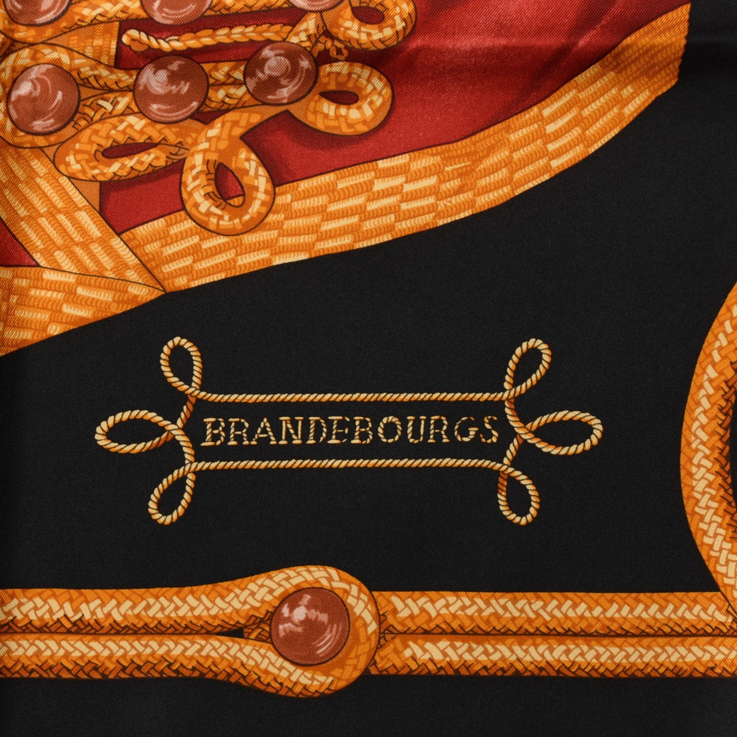 Silk Brandebourgs Scarf 90