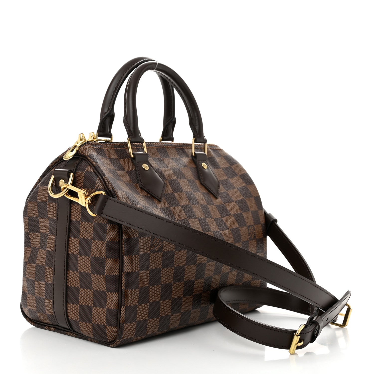 Louis Vuitton Damier Ebene Speedy Bandouliere 25 3 of 10