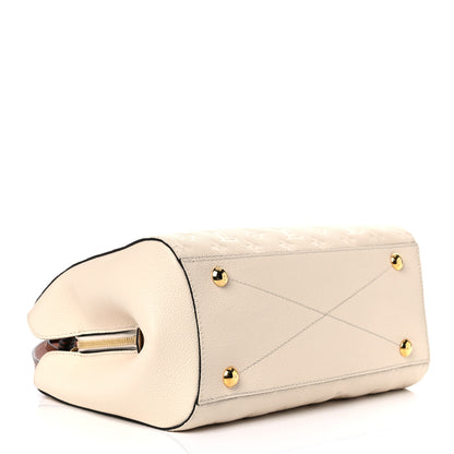 Louis Vuitton Empreinte Braided Montaigne MM Creme Beige Caramel 4 of 9
