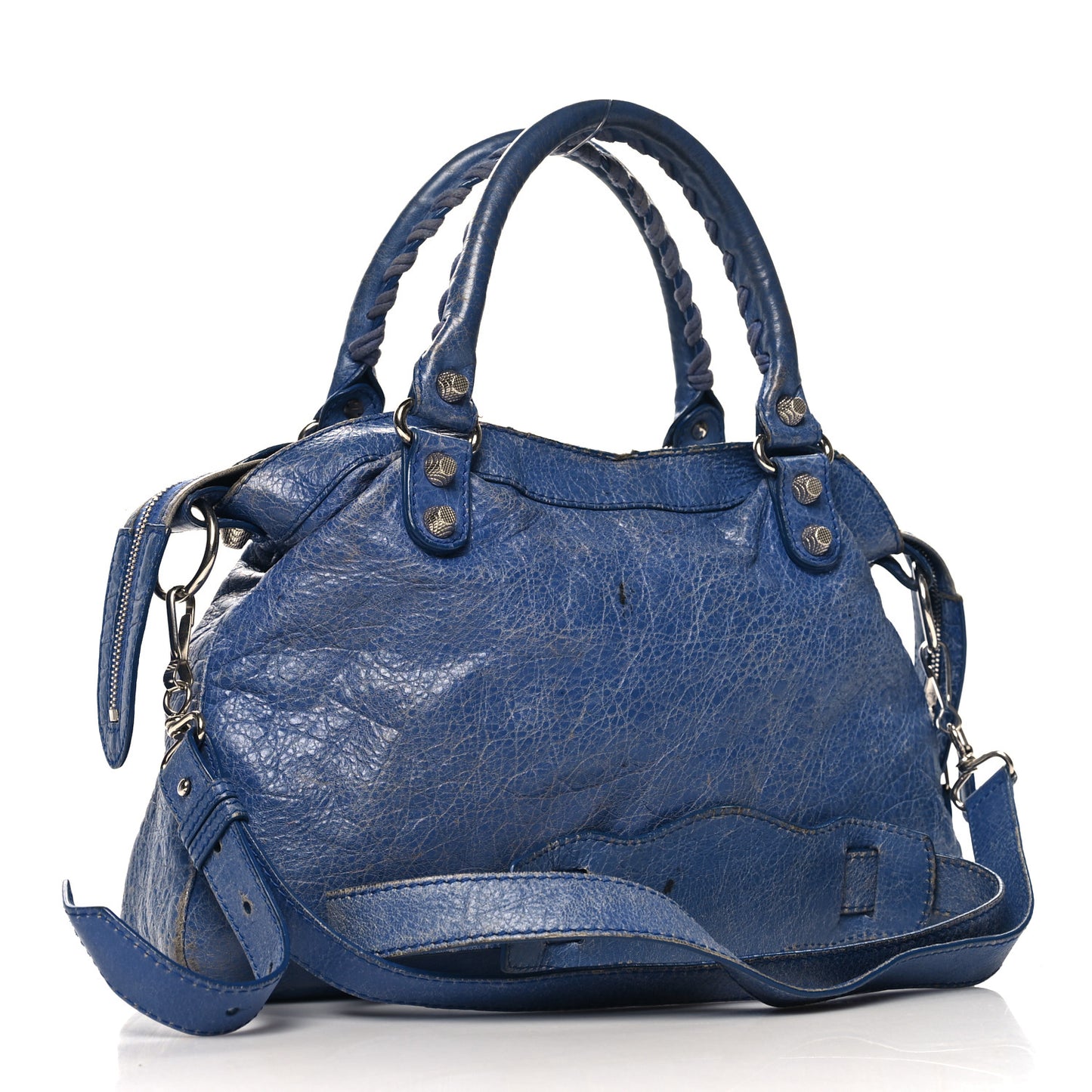 Agneau Giant 12 Silver Hardware Town Bleu Glacier
