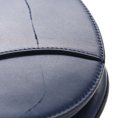 Christian Dior Calfskin Saddle Bag Blue 11 of 12
