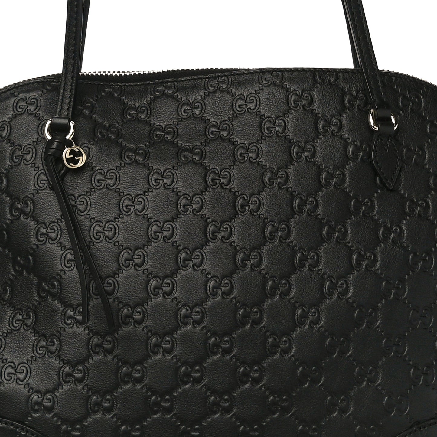 Guccissima Medium Bree Shoulder Bag Black