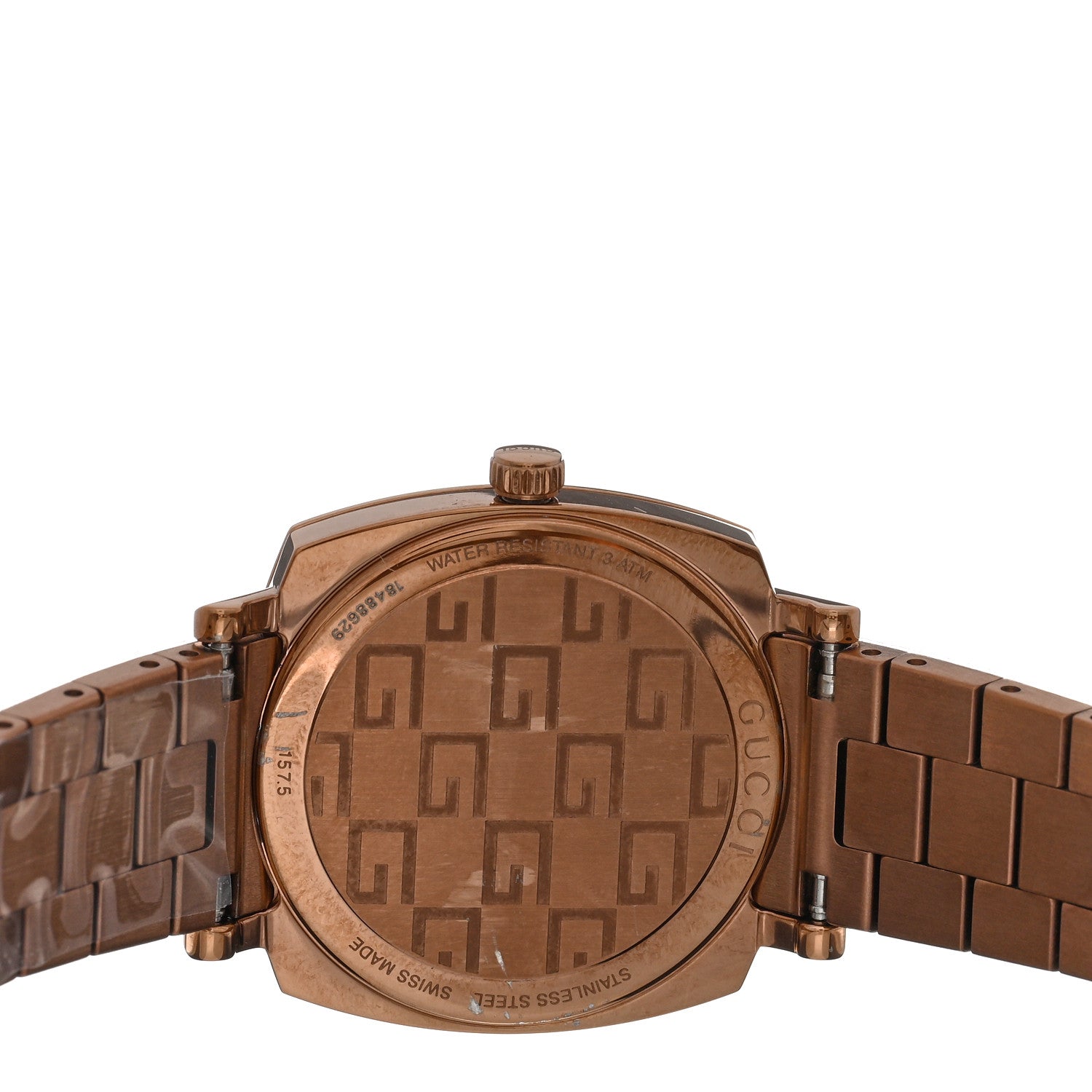 Gucci Stainless Steel 27mm Grip Quartz Watch Gold 4 of 4